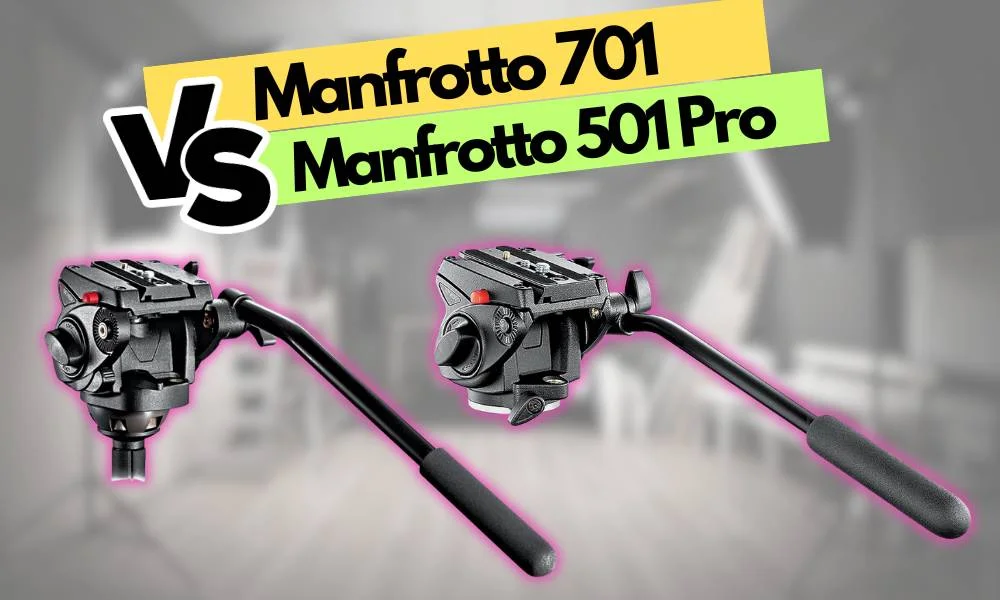 Manfrotto 701 vs 501 Pro Video Fluid Heads
