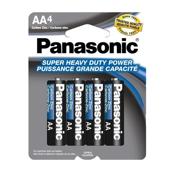 Panasonic Carbon Zinc Batteries - Carbon Zinc vs Alkaline Batteries