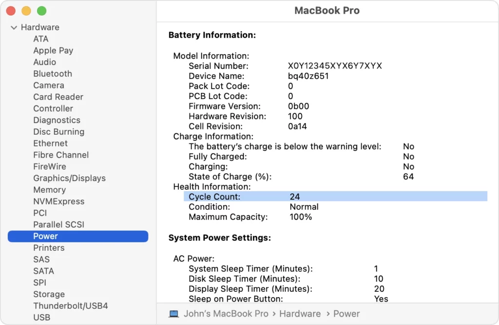 What Is A Good Battery Cycle Count - How to check battery cycle on Macbook